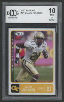 Calvin Johnson 2007 Sage Hit #61 (BCCG 10) at PristineAuction.com