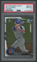 Pete Alonso 2016 Bowman Draft Chrome #BDC92 (PSA 10) at PristineAuction.com