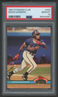 Deion Sanders 1991 Stadium Club #442 (PSA 10) at PristineAuction.com