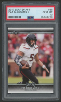 Patrick Mahomes II 2017 Leaf Draft #56 (PSA 10) at PristineAuction.com