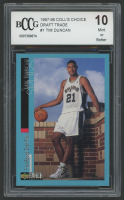 Tim Duncan 1997-98 Collector's Choice Draft Trade #1 (BCCG 10) at PristineAuction.com