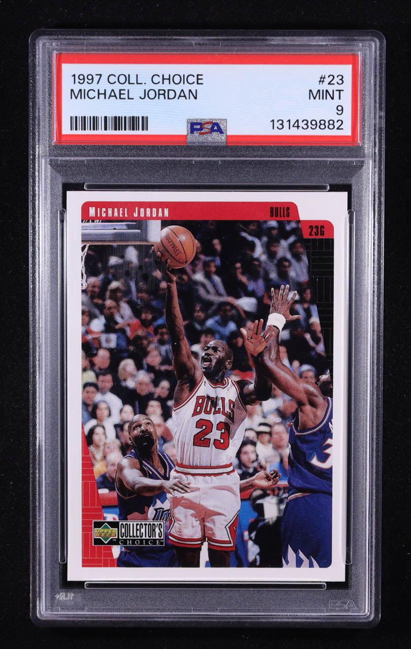 Michael Jordan 1997-98 Collector's Choice #23 (PSA 9) at PristineAuction.com Michael Jordan 1997-98 Collector's Choice #23 (PSA 9) at PristineAuction.com
