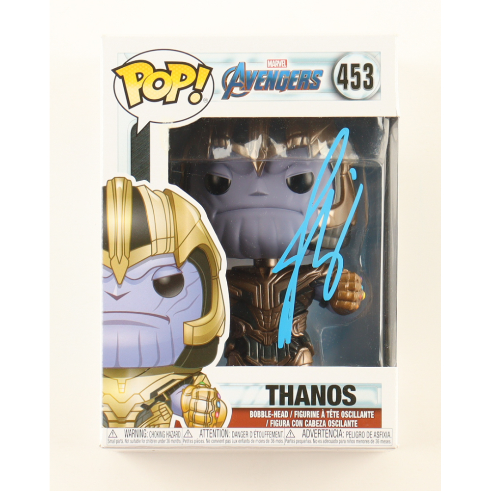 Josh Brolin Signed "Avengers" #453 Thanos Bobble-Head Funko Pop! Vinyl Figure (ACOA) at PristineAuction.com