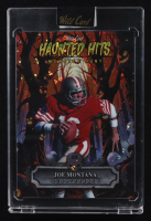 Joe Montana 2025 Wild Card Haunted Hits Monster Hunt Haunted Woods Orange Donut Circles #HHW-JM #4/4 at PristineAuction.com