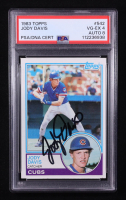 Jody Davis Signed 1983 Topps #542 (PSA 4) at PristineAuction.com