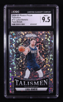 Luka Doncic 2024-25 Panini Prizm Talismen Prizms Fast Break #13 (CGC 9.5) at PristineAuction.com