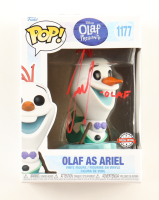 Josh Gad Signed "Disney Olaf Presents" #1177 Olaf As Ariel Funko Pop! Vinyl Figure Inscribed "-Olaf" (Beckett) at PristineAuction.com