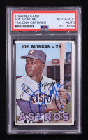 Joe Morgan Signed 1967 Topps #337 (PSA Encapsulated) at PristineAuction.com