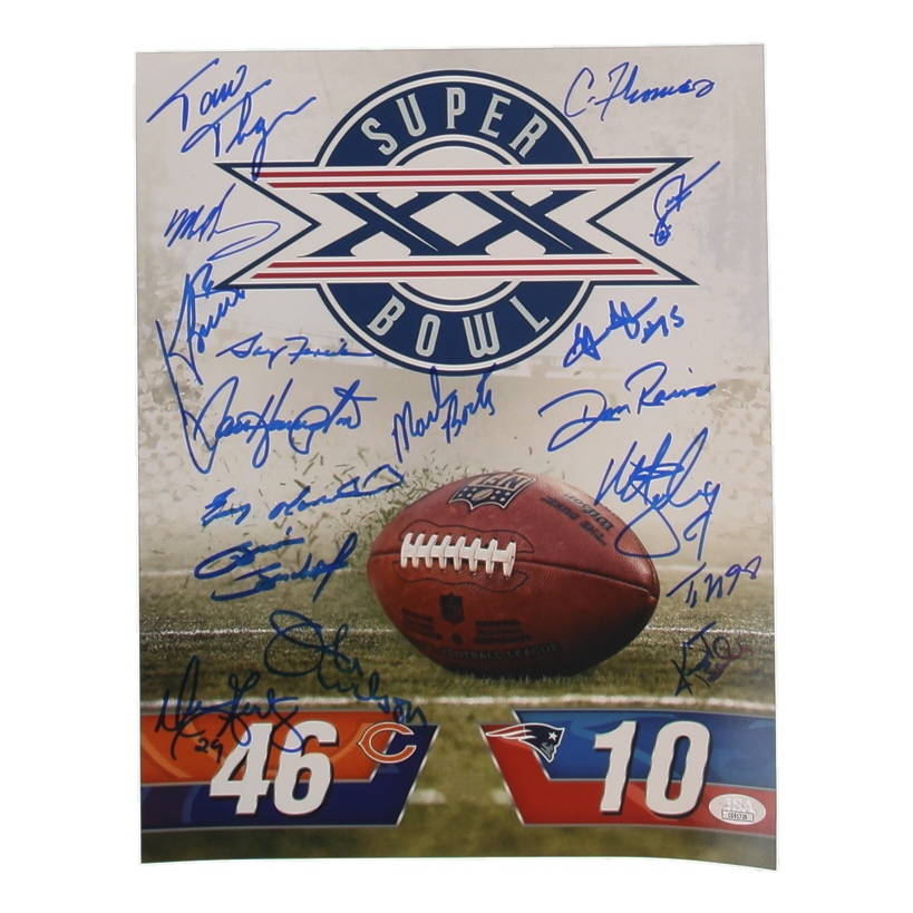 1985 Chicago Bears Super Bowl Champs 11x14 Photo Team-Signed by (17) with Dan Hampton, Mike Singletary, Tom Thayer, & Otis Wilson (JSA) at PristineAuction.com 1985 Chicago Bears Super Bowl Champs 11x14 Photo Team-Signed by (17) with Dan Hampton, Mike Singletary, Tom Thayer, & Otis Wilson (JSA) at PristineAuction.com
