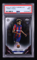 Lamine Yamal 2023-24 Topps Chrome UEFA Club Competitions #64 RC (PSA 9) at PristineAuction.com