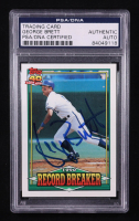 George Brett Signed 1991 Topps #2 (PSA Encapsulated) at PristineAuction.com