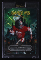 Joe Montana 2025 Wild Card Haunted Hits Monster Hunt Creepy Castle Green Lazer #HHCC-JM #1/3 at PristineAuction.com
