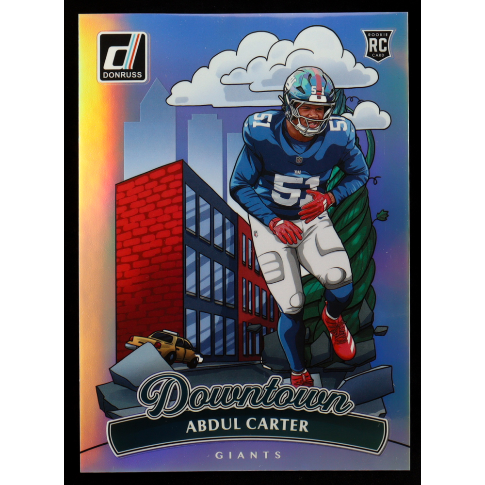 Abdul Carter 2025 Donruss Downtown! Oversize #20 RC at PristineAuction.com