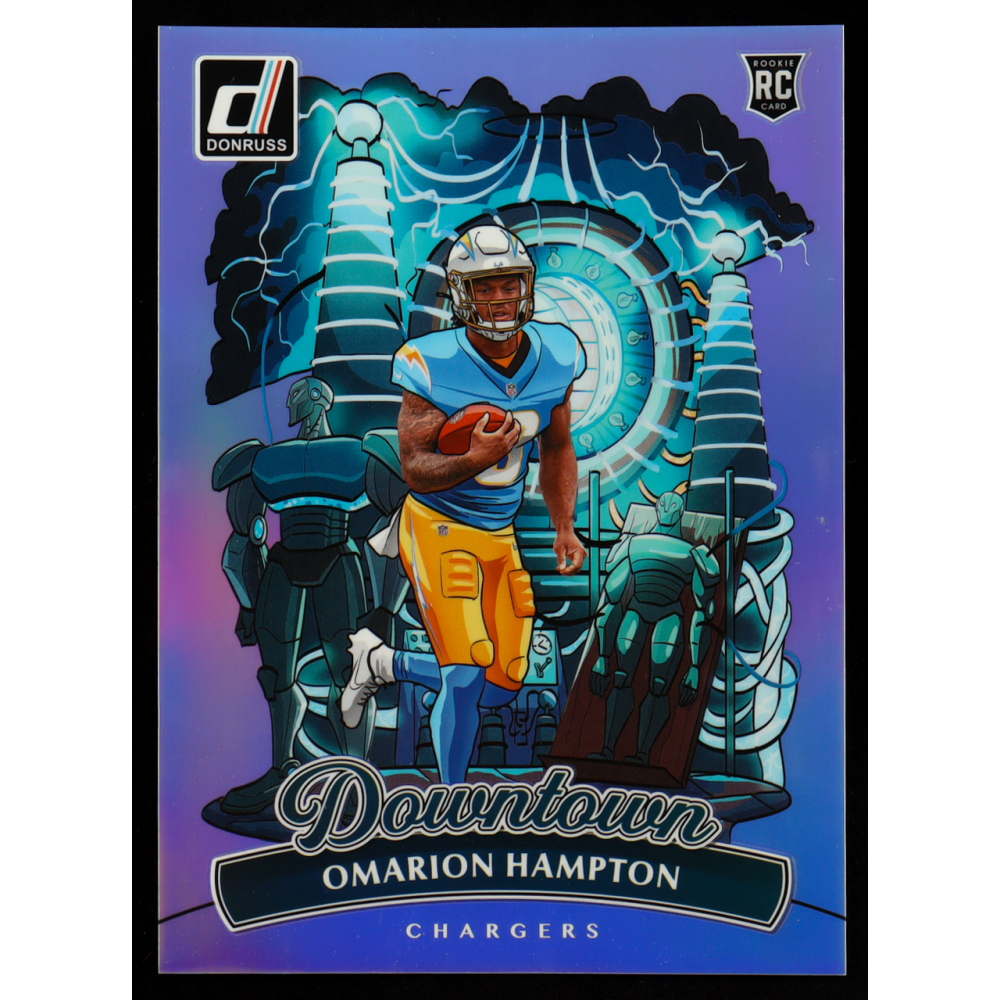Omarion Hampton 2025 Donruss Downtown! Oversize #16 RC at PristineAuction.com