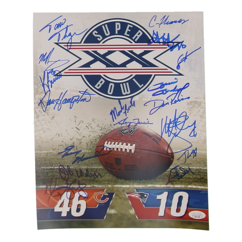 1985 Chicago Bears Super Bowl Champs 11x14 Photo Team-Signed by (17) with Dan Hampton, Mike Singletary, Tom Thayer, & Otis Wilson (JSA) at PristineAuction.com 1985 Chicago Bears Super Bowl Champs 11x14 Photo Team-Signed by (17) with Dan Hampton, Mike Singletary, Tom Thayer, & Otis Wilson (JSA) at PristineAuction.com