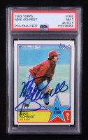 Mike Schmidt Signed 1983 Topps #399 (PSA 7) at PristineAuction.com