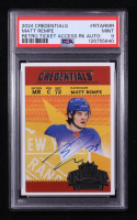 Matt Rempe 2024-25 Upper Deck Credentials Retro Ticket Access Rookie Autographs #RTARMR RC (PSA 9) at PristineAuction.com