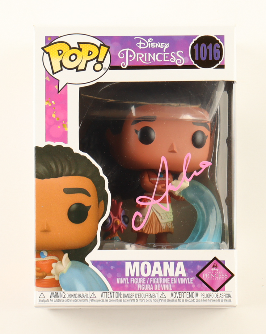 Auli'i Cravalho Signed "Disney Princess" #1016 Moana Funko Pop! Vinyl Figure (ACOA) at PristineAuction.com Auli'i Cravalho Signed "Disney Princess" #1016 Moana Funko Pop! Vinyl Figure (ACOA) at PristineAuction.com
