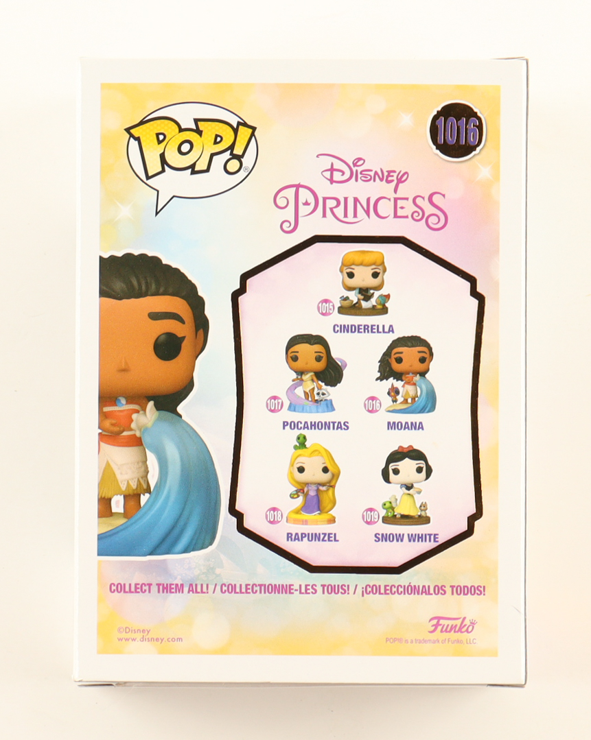 Auli'i Cravalho Signed "Disney Princess" #1016 Moana Funko Pop! Vinyl Figure (ACOA) at PristineAuction.com Auli'i Cravalho Signed "Disney Princess" #1016 Moana Funko Pop! Vinyl Figure (ACOA) at PristineAuction.com