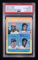 Fred Lynn Signed 1975 Topps #622 Rookie Outfielders RC Inscribed "75 MVP ROY" (PSA Encapsulated) at PristineAuction.com