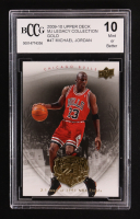Michael Jordan 2009-10 Upper Deck Michael Jordan Legacy Collection Gold #47 (BCCG 10) at PristineAuction.com