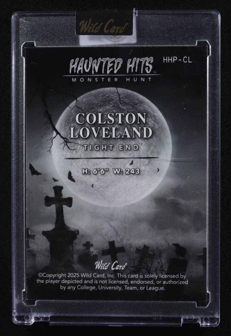 Colston Loveland 2025 Wild Card Haunted Hits Monster Hunt Pumpkin Patch Orange Crystal #HHP-CL #3/4 RC at PristineAuction.com Colston Loveland 2025 Wild Card Haunted Hits Monster Hunt Pumpkin Patch Orange Crystal #HHP-CL #3/4 RC at PristineAuction.com