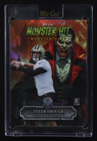 Tyler Shough 2025 Wild Card Monster Hit Monster Hunt Count Dracula Orange Rainbow Foil #MHCD-TS #1/1 RC at PristineAuction.com