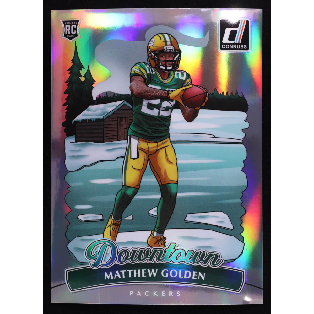 Matthew Golden 2025 Donruss Downtown! Oversize #18 RC at PristineAuction.com