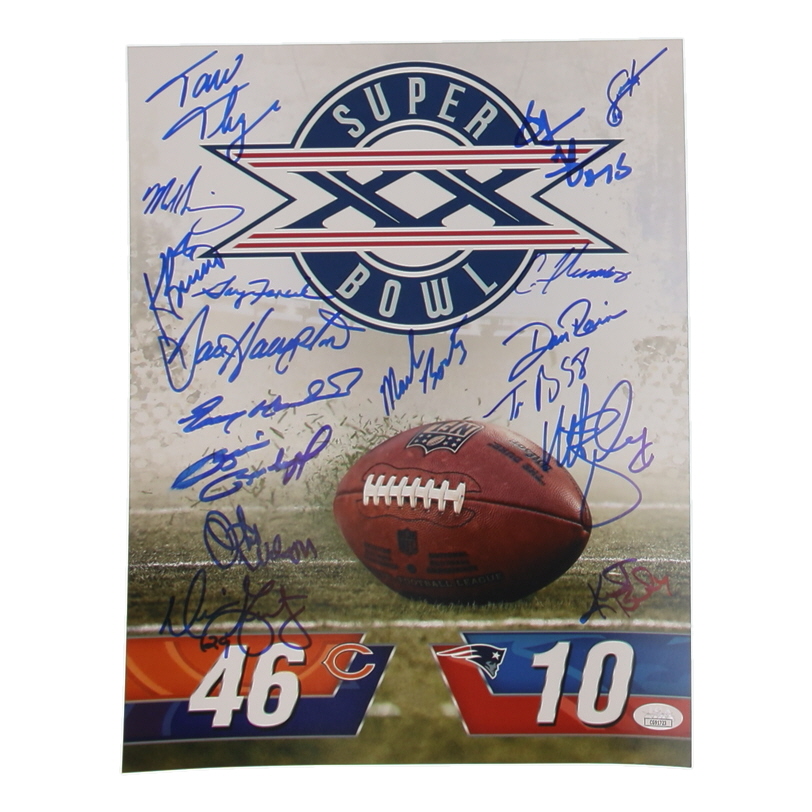 1985 Chicago Bears Super Bowl Champs 11x14 Photo Team-Signed by (17) with Dan Hampton, Mike Singletary, Tom Thayer, & Otis Wilson (JSA) at PristineAuction.com 1985 Chicago Bears Super Bowl Champs 11x14 Photo Team-Signed by (17) with Dan Hampton, Mike Singletary, Tom Thayer, & Otis Wilson (JSA) at PristineAuction.com
