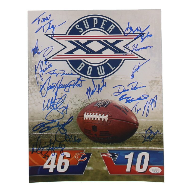 1985 Chicago Bears Super Bowl Champs 11x14 Photo Team-Signed by (17) with Dan Hampton, Mike Singletary, Tom Thayer, & Otis Wilson (JSA) at PristineAuction.com 1985 Chicago Bears Super Bowl Champs 11x14 Photo Team-Signed by (17) with Dan Hampton, Mike Singletary, Tom Thayer, & Otis Wilson (JSA) at PristineAuction.com