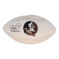 Charlie Ward Signed Florida State Seminoles Logo Football Inscribed "93 Heisman" (Schwartz) at PristineAuction.com