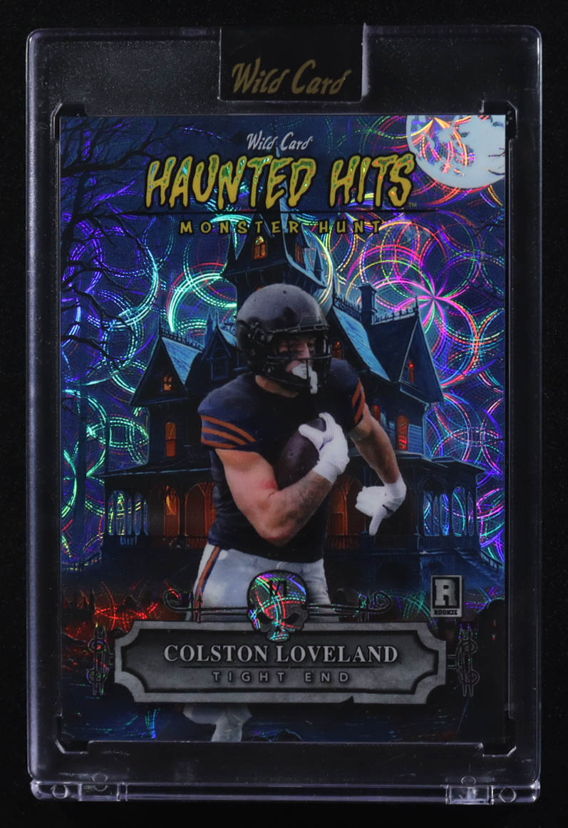 Colston Loveland 2025 Wild Card Haunted Hits Monster Hunt Haunted House Blue Kaleidoscope #HHH-CL #1/1 RC at PristineAuction.com Colston Loveland 2025 Wild Card Haunted Hits Monster Hunt Haunted House Blue Kaleidoscope #HHH-CL #1/1 RC at PristineAuction.com