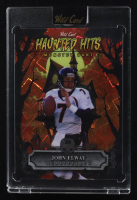 John Elway 2025 Wild Card Haunted Hits Monster Hunt Haunted House Orange Lazer #HHH-JE #3/4 at PristineAuction.com