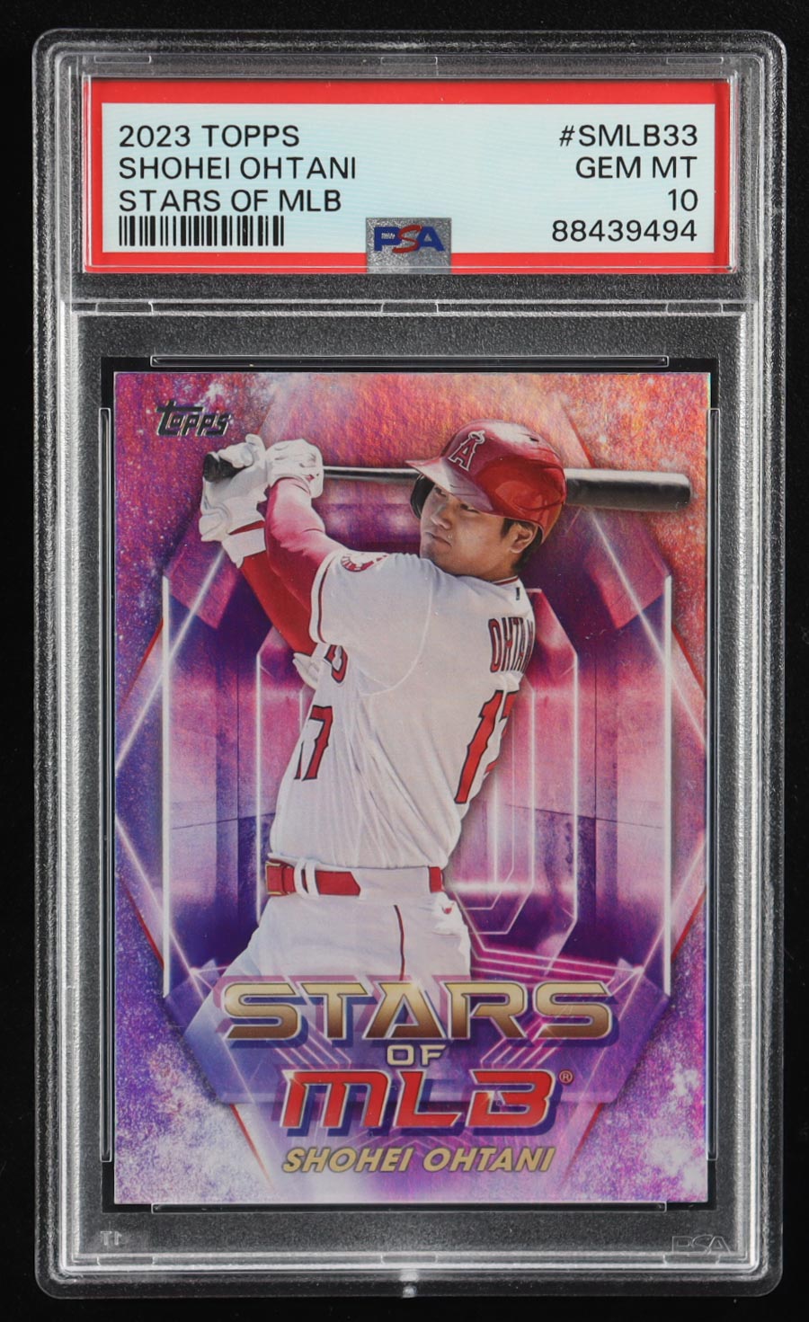 Shohei Ohtani 2023 Topps Stars of MLB #SMLB33 (PSA 10) at PristineAuction.com Shohei Ohtani 2023 Topps Stars of MLB #SMLB33 (PSA 10) at PristineAuction.com