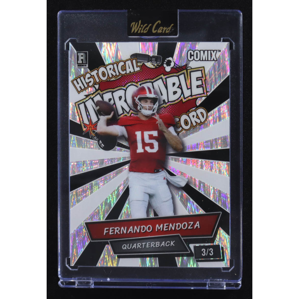 Fernando Mendoza 2025 Wild Card Comix #ACIM-FM02 RC #3/3 at PristineAuction.com