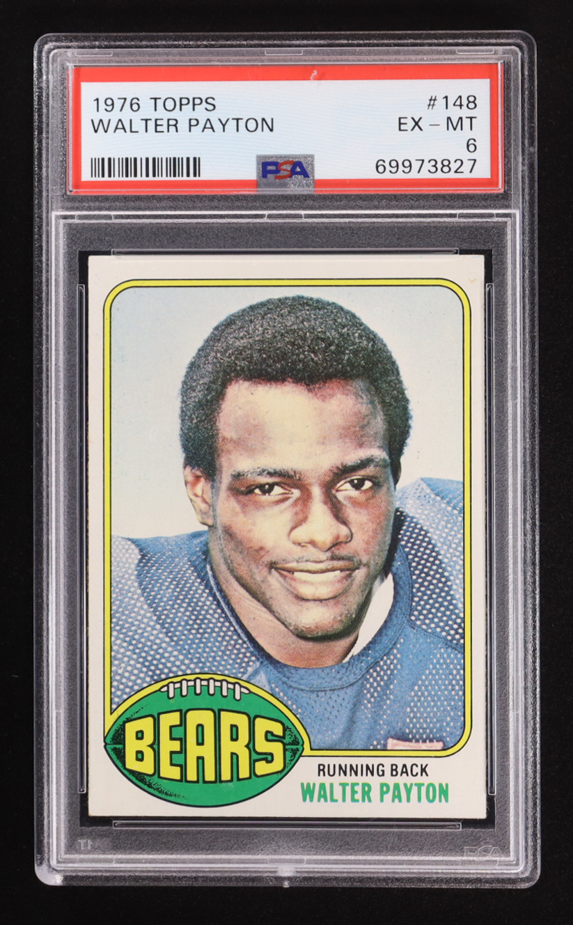 Walter Payton 1976 Topps #148 RC (PSA 6) at PristineAuction.com Walter Payton 1976 Topps #148 RC (PSA 6) at PristineAuction.com