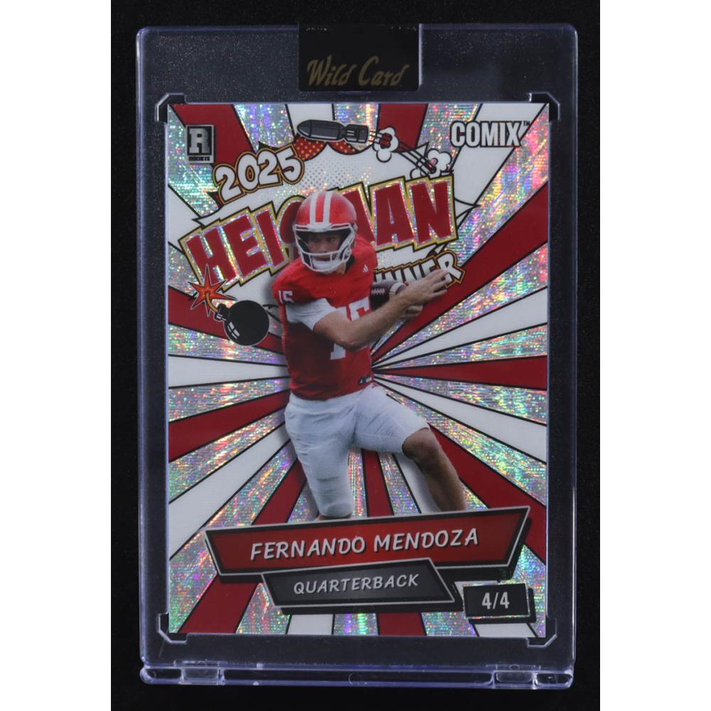 Fernando Mendoza 2025 Wild Card Comix Heisman Winner #ACHO-FM08 RC #4/4 at PristineAuction.com