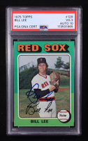 Bill Lee Signed 1975 Topps #128 (PSA 3) at PristineAuction.com