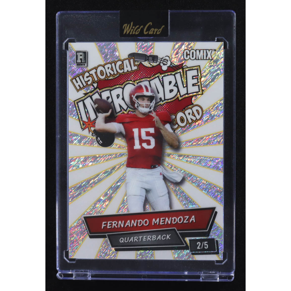Fernando Mendoza 2025 Wild Card Comix #ACIM-FM02 RC #2/5 at PristineAuction.com