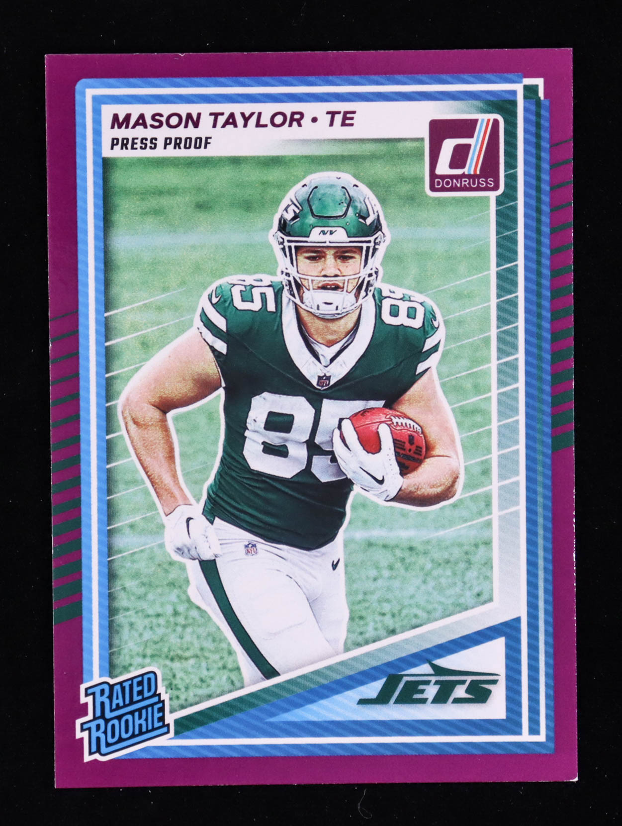 Mason Taylor 2025 Donruss Press Proof Purple #328 RR RC at PristineAuction.com Mason Taylor 2025 Donruss Press Proof Purple #328 RR RC at PristineAuction.com