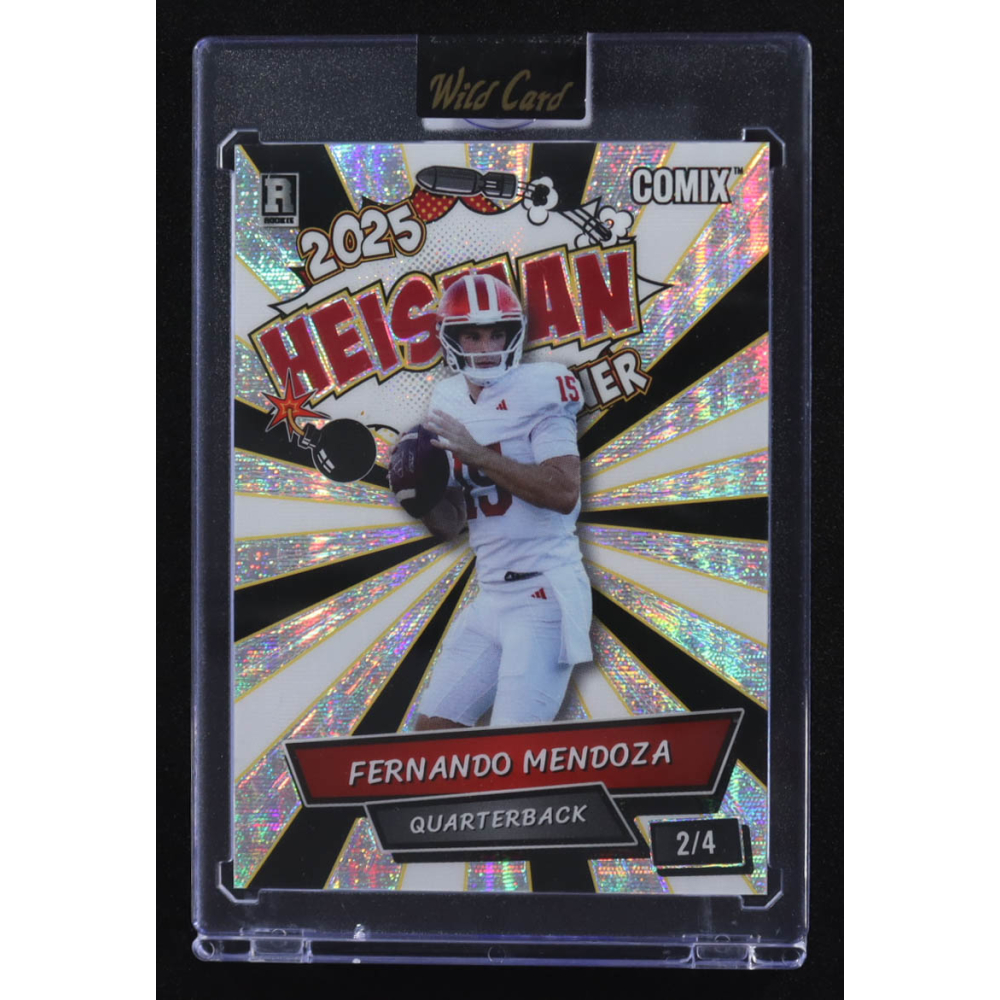 Fernando Mendoza 2025 Wild Card Comix Heisman Winner #ACHO-FM010 RC #2/4 at PristineAuction.com