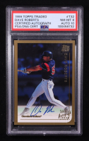 Dave Roberts 1999 Topps Traded Autographs #T32 RC (PSA 8) at PristineAuction.com