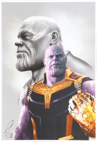 "Thanos" Marvel Comics 13x19 Lithograph by Tony Santiago (PA) at PristineAuction.com