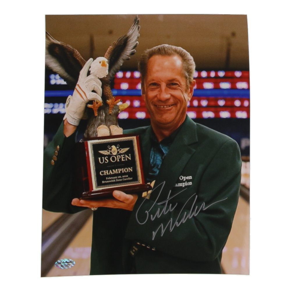 Pete Weber Signed 8x10 Photo (Leaf) at PristineAuction.com