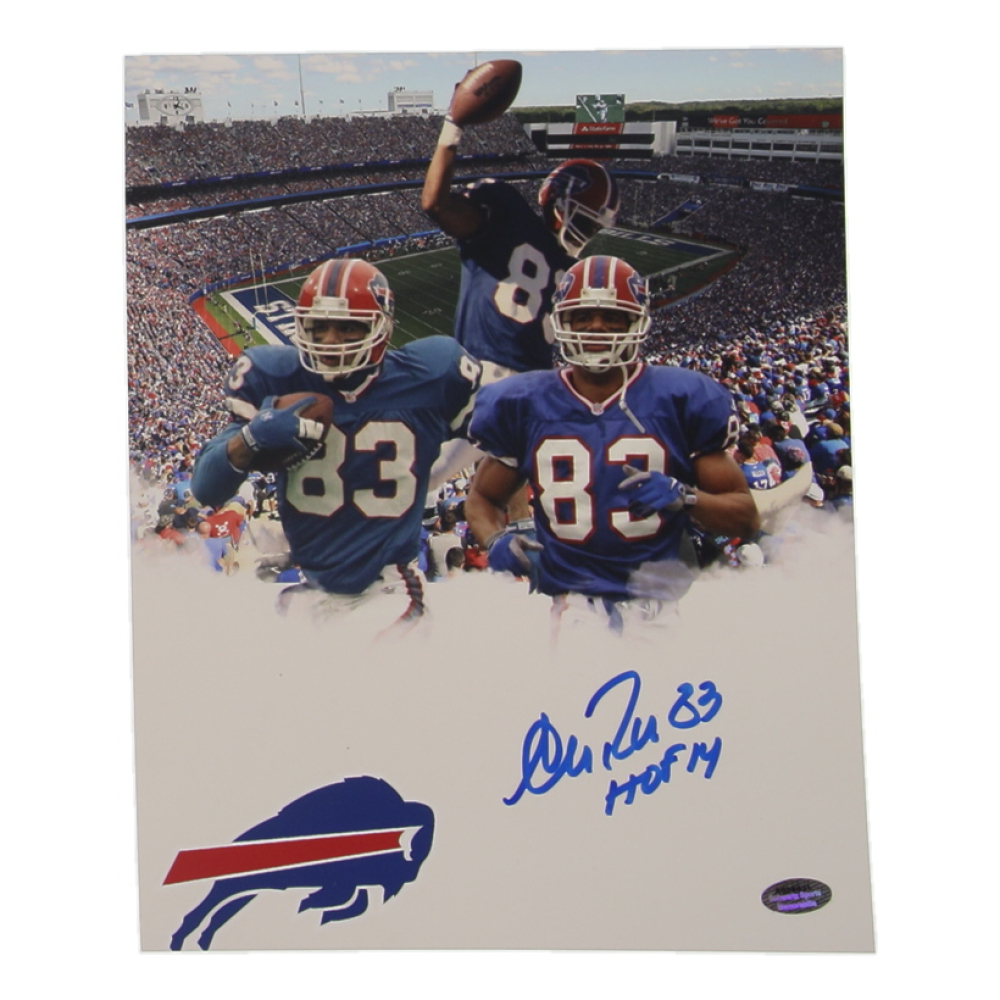Andre Reed Signed Bills 8x10 Photo Inscribed "HOF 14" (Schwartz) at PristineAuction.com