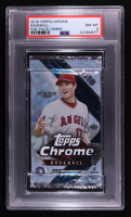 2018 Topps Chrome Hobby Foil Pack with (4) Cards (PSA 8) at PristineAuction.com