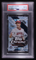 2018 Topps Chrome Baseball Hobby Foil Pack with (4) Cards (PSA 8) at PristineAuction.com
