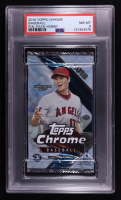 2018 Topps Chrome Baseball Hobby Foil Pack with (4) Cards (PSA 8) at PristineAuction.com