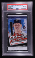 2017 Topps Chrome Baseball Hobby Foil Pack with (4) Cards (PSA 8) at PristineAuction.com