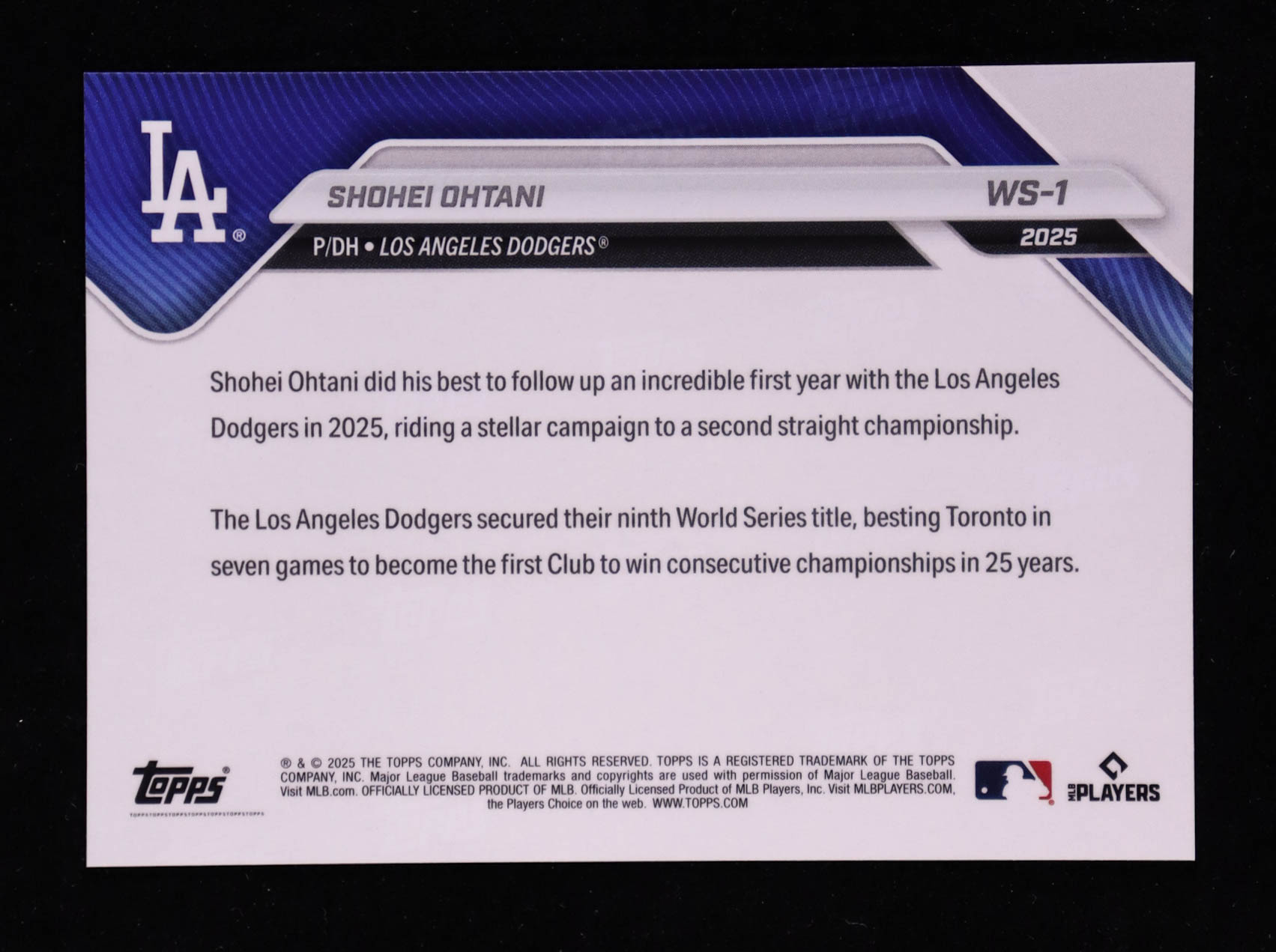 Los Angeles Dodgers 2025 Topps Now World Series Champions Complete Set of (15) Cards at PristineAuction.com Los Angeles Dodgers 2025 Topps Now World Series Champions Complete Set of (15) Cards at PristineAuction.com